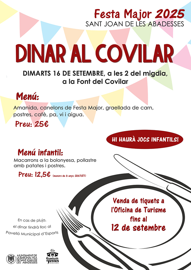 
 cartell dinar covilar 2025 agenda